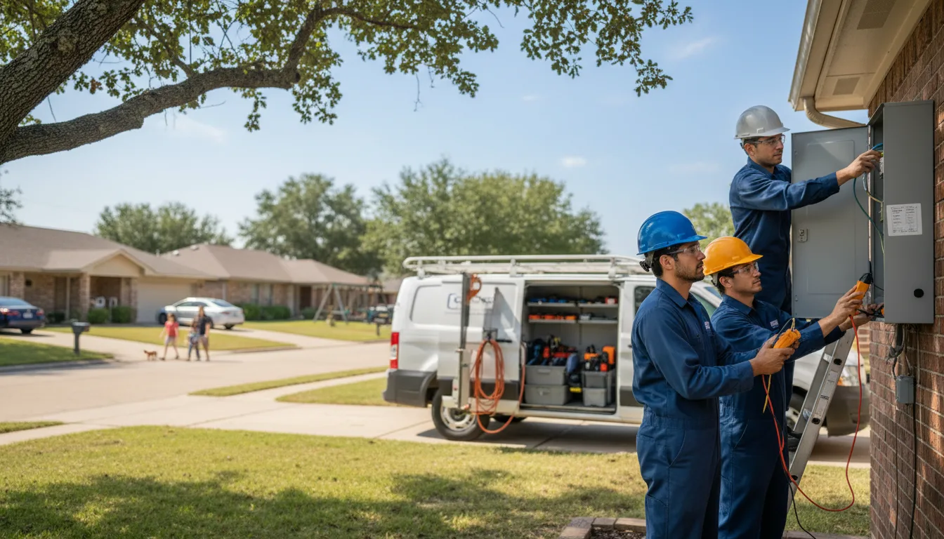Certified electrician providing emergency electrical services in Grant, LA